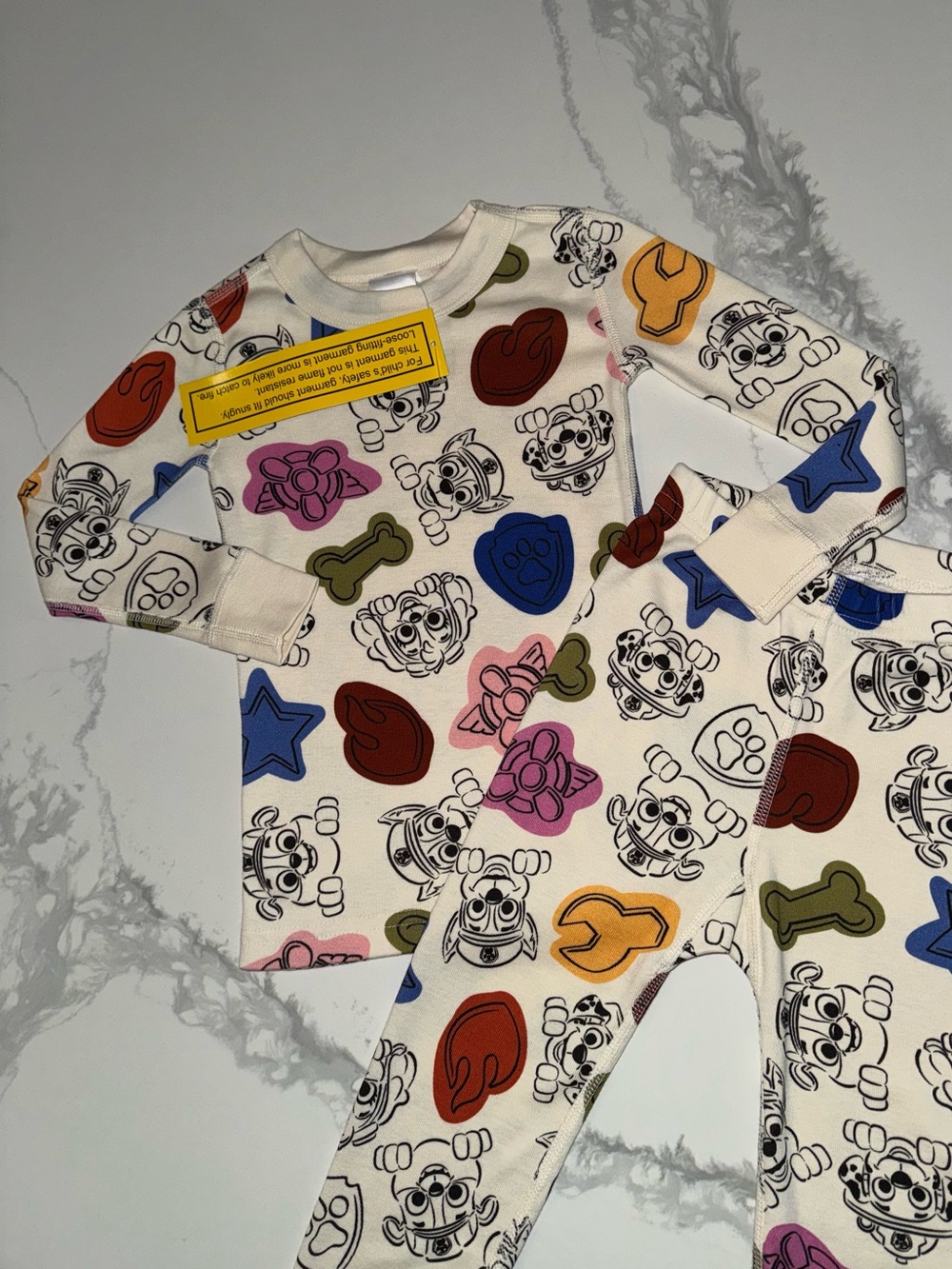 Hanna Andersson Paw Patrol Organic Cotton Pajama Set NWT Size 3T